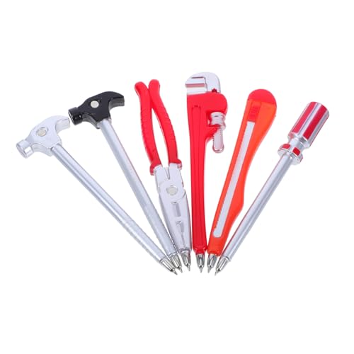 OSALADI 6 Stücke Kreative Hardware Werkzeug Stift Coole Stifte Kreative Stift Neuheit Werkzeuge Werkzeug Stifte Kreative Kugelschreiber Kunststoff von OSALADI