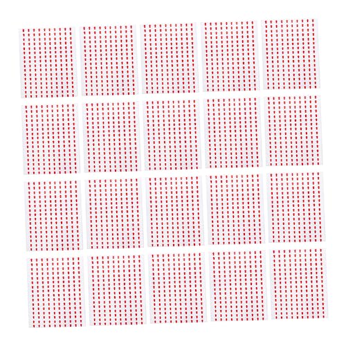 OSALADI 60 Blatt Rote Label Aufkleber Selbstklebende Indikatoretiketten für Lager Schule Büro Einfache Anwendung Rückstandsfrei Ablösbar für Organisation Kennzeichnung OSALADI 60 Blatt Rote Label Aufkleber Selbstklebende Indikatoretiketten für Lager Schule Büro Einfache Anwendung Rückstandsfrei Ablösbar für Organisation Kennzeichnung von OSALADI