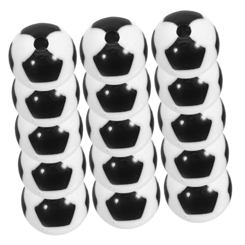 OSALADI 60 Stück Acryl Fußball Perlen Rund DIY Schmuck Spacer Perlen für Armbänder Halsketten Basteln Sport Schmuck Zubehör OSALADI 60 Stück Acryl Fußball Perlen Rund DIY Schmuck Spacer Perlen für Armbänder Halsketten Basteln Sport Schmuck Zubehör von OSALADI