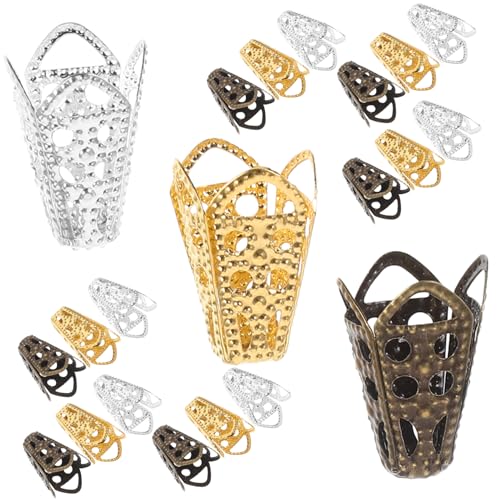 OSALADI 60 Stück Blumenperlen Kappen für Armband Halskette und Ohrringe Dekorative Perlenkappen für Schmuckherstellung Metallperlen Endkappen Diy Bastelbedarf OSALADI 60 Stück Blumenperlen Kappen für Armband Halskette und Ohrringe Dekorative Perlenkappen für Schmuckherstellung Metallperlen Endkappen Diy Bastelbedarf von OSALADI
