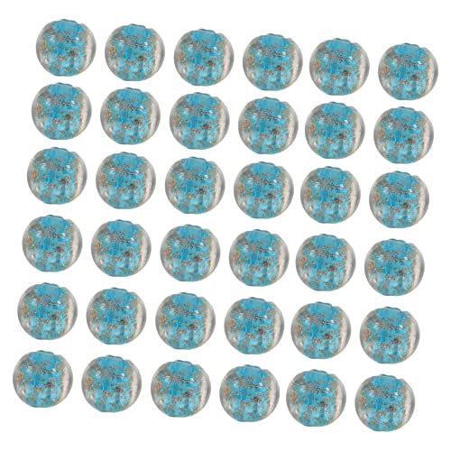 OSALADI 60 Stück Glasperlen Schmuckperlen Großpackung Für Armband Abstandshalter Schmuck Charms Leuchtende Perlen Charms Abstandsperlen Schmuckherstellungsperlen Handgefertigte von OSALADI
