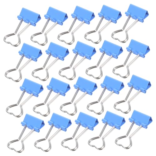 OSALADI 60 Stück Herzförmige Metallklammern Mini Binder Clips für Papierorganisation Stilvolle Büroklammern in Blau Praktisch für Schüler Kompakte Papierklemmen für Schule und Büro OSALADI 60 Stück Herzförmige Metallklammern Mini Binder Clips für Papierorganisation Stilvolle Büroklammern in Blau Praktisch für Schüler Kompakte Papierklemmen für Schule und Büro von OSALADI