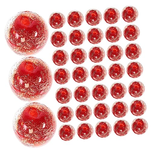 OSALADI 60 Stück Leuchtende Glasperlen Träne Charms-Perlen Spacer Abstandshalter Reiz bastelset Schmuck Perlen machen Glasperlen zum Handwerk Kleine Glasperlen Armbandperlen aus Glas rot OSALADI 60 Stück Leuchtende Glasperlen Träne Charms-Perlen Spacer Abstandshalter Reiz bastelset Schmuck Perlen machen Glasperlen zum Handwerk Kleine Glasperlen Armbandperlen aus Glas rot von OSALADI