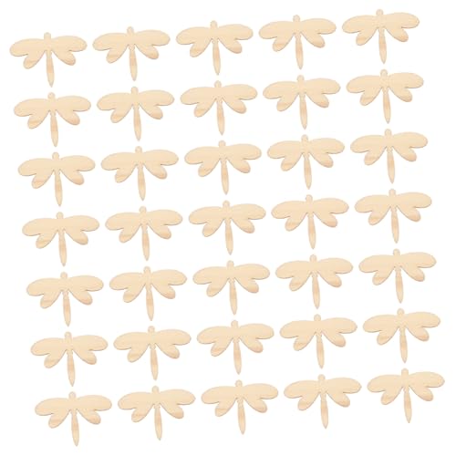 OSALADI 60 Stück Libellenförmige Holzscheiben Unbehandelte Holzchips zum Bemalen und Basteln Sichere Holzanhänger für DIY Wanddekoration Originelles Kinderhandwerk Zubehör OSALADI 60 Stück Libellenförmige Holzscheiben Unbehandelte Holzchips zum Bemalen und Basteln Sichere Holzanhänger für DIY Wanddekoration Originelles Kinderhandwerk Zubehör von OSALADI
