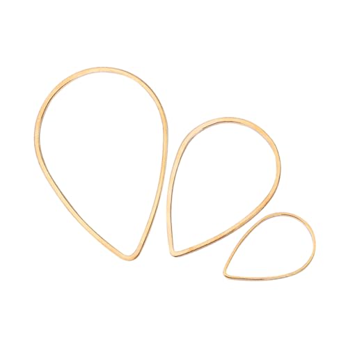 OSALADI 60 Stück Modische Kupferanhänger Charme Schmuckherstellung Zubehör Für Frauen Mädchen Geometrische Tropfenform 22x32mm 17x25mm 11x16mm Selbstgemacht Schmucksets Für OSALADI 60 Stück Modische Kupferanhänger Charme Schmuckherstellung Zubehör Für Frauen Mädchen Geometrische Tropfenform 22x32mm 17x25mm 11x16mm Selbstgemacht Schmucksets Für von OSALADI