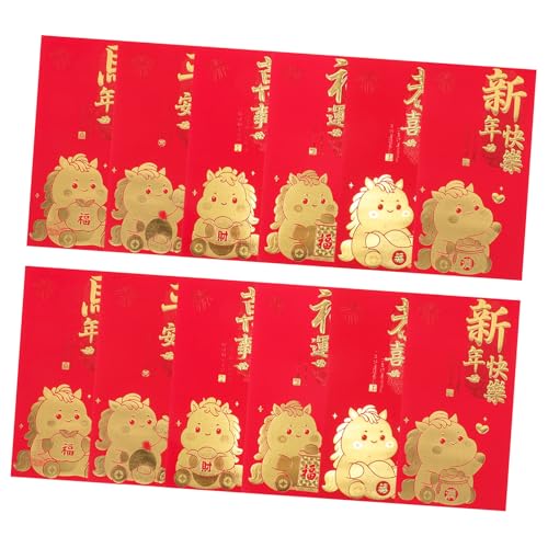 OSALADI 60 Stück Rote Umschläge Jahr Des Pferdes Traditionelle Hongbao mit Kreativen Grafiken Große Kapazität Robustes Papier Frühlingsfest Geldgeschenke Tet Party OSALADI 60 Stück Rote Umschläge Jahr Des Pferdes Traditionelle Hongbao mit Kreativen Grafiken Große Kapazität Robustes Papier Frühlingsfest Geldgeschenke Tet Party von OSALADI