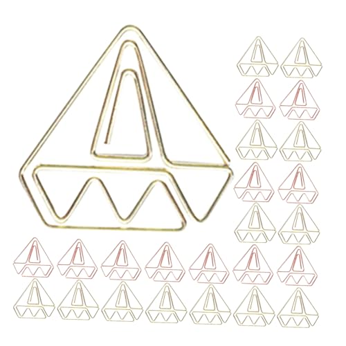 OSALADI 60 Stück Teiliges Bunter Metall-paperclips in Gold und Roségold Dekorative Mini-diamant-form Robuste Büroklammern für Schule Büro Lehrer Schüler Kreative Lesezeichen und OSALADI 60 Stück Teiliges Bunter Metall-paperclips in Gold und Roségold Dekorative Mini-diamant-form Robuste Büroklammern für Schule Büro Lehrer Schüler Kreative Lesezeichen und von OSALADI
