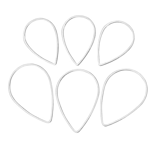 OSALADI 60 Stück Teiliges Diy Schmuckset mit Geometrischen Kupferanhängern für Ohrringe Schmuckzubehör für Frauen und Mädchen Silber OSALADI 60 Stück Teiliges Diy Schmuckset mit Geometrischen Kupferanhängern für Ohrringe Schmuckzubehör für Frauen und Mädchen Silber von OSALADI