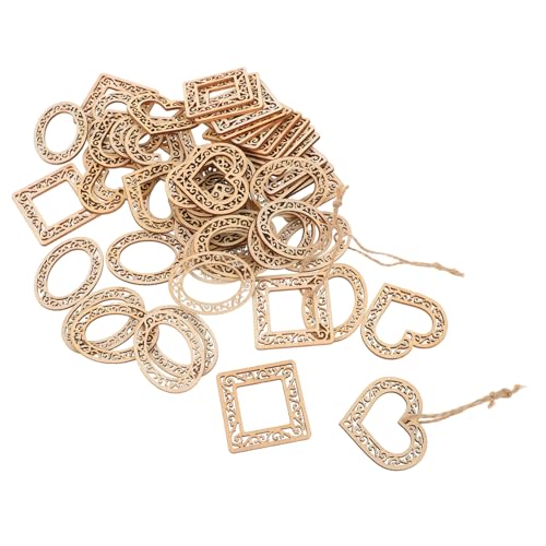 OSALADI 60 Stück Teiliges Holzrahmen Herzform und Oval Holz Deko für Basteln Unlackierte Stabile Holzrahmen zum Bemalen und Aufhängen für DIY Fotohänger und Romantische Wohnaccessoires OSALADI 60 Stück Teiliges Holzrahmen Herzform und Oval Holz Deko für Basteln Unlackierte Stabile Holzrahmen zum Bemalen und Aufhängen für DIY Fotohänger und Romantische Wohnaccessoires von OSALADI