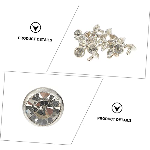 OSALADI 60 Stück Teiliges Nieten für DIY Lederhandwerk Metallnieten mit Funkelnden Strasssteinen Rostfrei und Langlebig Geeignet für Taschen Kleidung und Accessoires Praktische Reparatur OSALADI 60 Stück Teiliges Nieten für DIY Lederhandwerk Metallnieten mit Funkelnden Strasssteinen Rostfrei und Langlebig Geeignet für Taschen Kleidung und Accessoires Praktische Reparatur von OSALADI