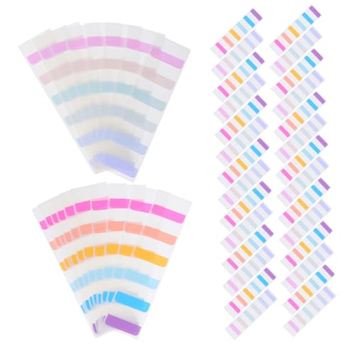OSALADI 600 Stück Bunte Haftnotiz-index-tabs Transparent Schreibbar Haftende Seitenmarker Für Bücher Notizen Planer Vielseitig Einsetzbar Zur Seitenmarkierung Und Organisation von OSALADI