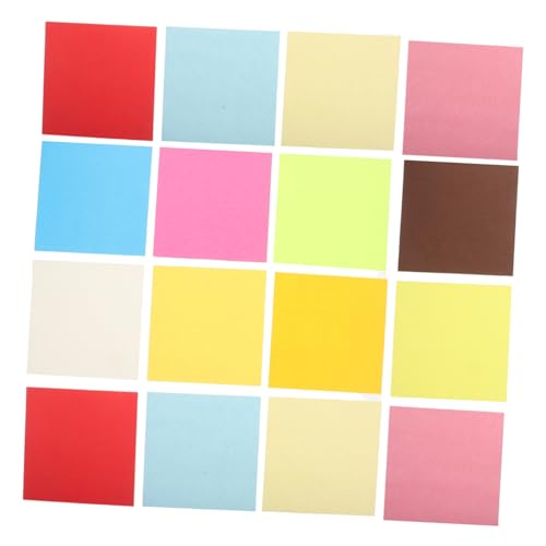 OSALADI 600 Stück Origami Doppelseitig Handgefertigt Für Schule DIY Papier Konstruktionspapier Set Kunst Konstruktionspapier Farbiges Druckerkopierpapier Handgefertigtes von OSALADI