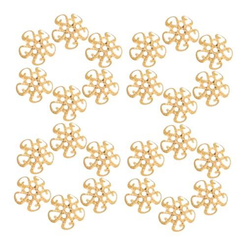 OSALADI 600 Stücke Filigrane Blumen-perlenkappen aus Metall Hohl Spacer Bead Caps mit Perlenbasis Langlebige Schmuckzubehör für DIY Armbänder Halsketten Ohrringe OSALADI 600 Stücke Filigrane Blumen-perlenkappen aus Metall Hohl Spacer Bead Caps mit Perlenbasis Langlebige Schmuckzubehör für DIY Armbänder Halsketten Ohrringe von OSALADI