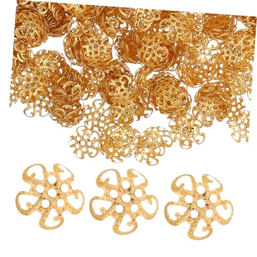 OSALADI 600 Stücke Metall Perlenkappen mit Filigranem Blumen-design Hohl Gearbeitet Langlebige Schmuck Spacer Caps Ømm für DIY Halsketten Armbänder Ohrringe OSALADI 600 Stücke Metall Perlenkappen mit Filigranem Blumen-design Hohl Gearbeitet Langlebige Schmuck Spacer Caps Ømm für DIY Halsketten Armbänder Ohrringe von OSALADI