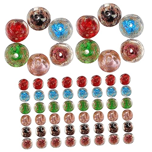 OSALADI 60Stücke Leuchtende Glasperlen für DIY Armbänder Runde Bastelperlen für Schmuckherstellung Farben OSALADI 60Stücke Leuchtende Glasperlen für DIY Armbänder Runde Bastelperlen für Schmuckherstellung Farben von OSALADI