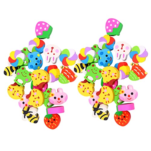 OSALADI 60Stücke Mini Radiergummis im Cartoon Design Tragbare Kindergummis als Schulbedarf und Dekoration für Jungen und Mädchen für Klassenzimmer und OSALADI 60Stücke Mini Radiergummis im Cartoon Design Tragbare Kindergummis als Schulbedarf und Dekoration für Jungen und Mädchen für Klassenzimmer und von OSALADI