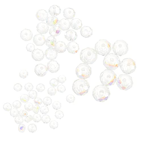 OSALADI 60Stücke Perlen für DIY Armbänder und Transparente Ab Facettierte Kristallperlen für Handwerksprojekte und Schmuckgestaltung OSALADI 60Stücke Perlen für DIY Armbänder und Transparente Ab Facettierte Kristallperlen für Handwerksprojekte und Schmuckgestaltung von OSALADI