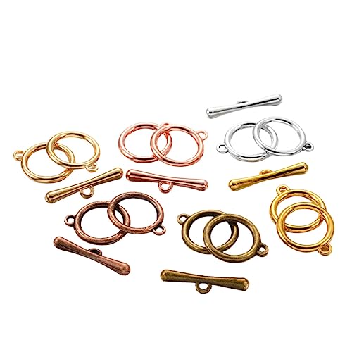 OSALADI 60Stücke Schmuckherstellungsset Vintage Ot Verschlüsse für Armband und DIY Gemischte Farben Langlebige für Designs und Einzigartige OSALADI 60Stücke Schmuckherstellungsset Vintage Ot Verschlüsse für Armband und DIY Gemischte Farben Langlebige für Designs und Einzigartige von OSALADI