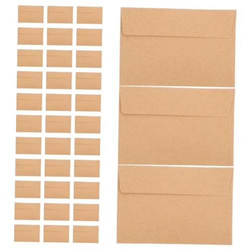 OSALADI 60Stücke Selbstklebende Umschläge Kraftpapier Beschreibbare Versandumschläge für Hochzeitseinladungen Vintage Sicherer Verschluss für Karten und Fotos OSALADI 60Stücke Selbstklebende Umschläge Kraftpapier Beschreibbare Versandumschläge für Hochzeitseinladungen Vintage Sicherer Verschluss für Karten und Fotos von OSALADI