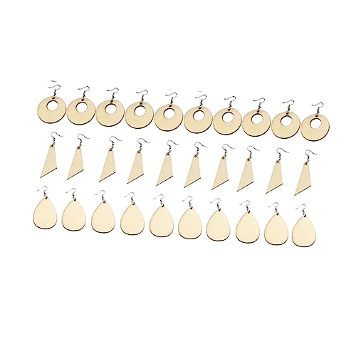 OSALADI 60Stücke Teiliges Holz DIY Ohrringe Unvollendete Ohrringe Pendants Zubehör für Schmuckherstellung Bastelarbeiten für Designs für Familienprojekte OSALADI 60Stücke Teiliges Holz DIY Ohrringe Unvollendete Ohrringe Pendants Zubehör für Schmuckherstellung Bastelarbeiten für Designs für Familienprojekte von OSALADI