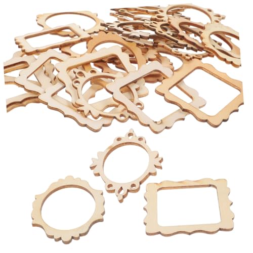 OSALADI 60Stücke Unvollendete Holz Ausschnitte für DIY Projekte Leere Holzscheiben zur Kreativen Gestaltung von Bilderrahmen Ornamenten und Bastelarbeiten für Scrapbooking OSALADI 60Stücke Unvollendete Holz Ausschnitte für DIY Projekte Leere Holzscheiben zur Kreativen Gestaltung von Bilderrahmen Ornamenten und Bastelarbeiten für Scrapbooking von OSALADI