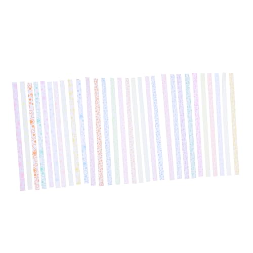 OSALADI 630 Blatt Doppelseitige Papierstreifen für Origami Sterne Buntes Papier DIY Bastelset für Sternen Dekoration Geschenkideen und Kinderbeschäftigung OSALADI 630 Blatt Doppelseitige Papierstreifen für Origami Sterne Buntes Papier DIY Bastelset für Sternen Dekoration Geschenkideen und Kinderbeschäftigung von OSALADI
