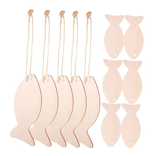 OSALADI 64 Stück Hölzerner Hohler Fisch-hängeschmuck Holzschmuck Zum Bemalen Holzausschnitte Zum Basteln Fischhandwerk Aus Holz Holzschilder Zum Basteln Holzformen Basteln Beige Hanfseil OSALADI 64 Stück Hölzerner Hohler Fisch-hängeschmuck Holzschmuck Zum Bemalen Holzausschnitte Zum Basteln Fischhandwerk Aus Holz Holzschilder Zum Basteln Holzformen Basteln Beige Hanfseil von OSALADI