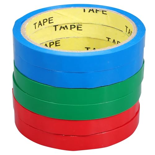 OSALADI 6Rollen Beutelverschlussbänder Klebeband für Verpackungsbeutel für Supermärkte und Lebensmittelgeschäfte Hohe Haftkraft Vielseitig Einsetzbar von OSALADI
