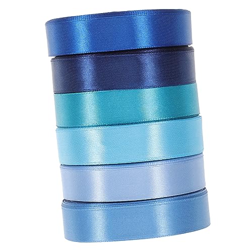 OSALADI 6Rollen Geschenkband Satinbänder Farben Für Dekoration Und DIY Für Partys Hochzeiten Und Leicht Verwenden von OSALADI