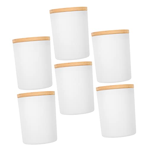 OSALADI 6Sätze DIY Kerzengläser mit Bambusdeckel Aromatherapie Kerzenbehälter Premiumglas für Kerzenherstellung Lebensmittelkonservierung und Aufbewahrung OSALADI 6Sätze DIY Kerzengläser mit Bambusdeckel Aromatherapie Kerzenbehälter Premiumglas für Kerzenherstellung Lebensmittelkonservierung und Aufbewahrung von OSALADI