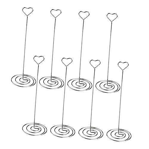 OSALADI 6Stücke Herzform Visitenkartenhalter Memo Clip für Hochzeiten Partys und Veranstaltungen Stabiler Fotoständer für Tischdekoration und Namenskartenhalter OSALADI 6Stücke Herzform Visitenkartenhalter Memo Clip für Hochzeiten Partys und Veranstaltungen Stabiler Fotoständer für Tischdekoration und Namenskartenhalter von OSALADI