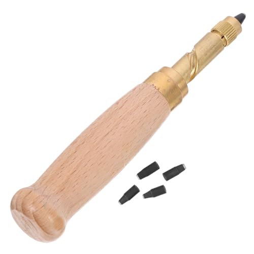 OSALADI 6Stücke Japanischer Schraubenlocher mit Verstellbaren Lochstanzer mit Holzgriff für Leder Papier und Bastelarbeiten OSALADI 6Stücke Japanischer Schraubenlocher mit Verstellbaren Lochstanzer mit Holzgriff für Leder Papier und Bastelarbeiten von OSALADI