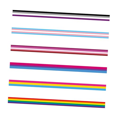 OSALADI 6Stücke Regenbogenband Vielseitiges Geschenkverpackungsband für DIY Bogenknoten für Lgbt Partys Hochzeiten und Kreative Dekorationen Gemischt OSALADI 6Stücke Regenbogenband Vielseitiges Geschenkverpackungsband für DIY Bogenknoten für Lgbt Partys Hochzeiten und Kreative Dekorationen Gemischt von OSALADI