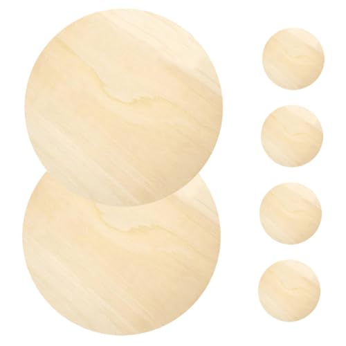 OSALADI 6Stücke Runde Naturholzscheiben Unbehandelt für DIY Bastelprojekte Glatte Oberfläche Robust und Langlebig für Weihnachtsdeko und Gestalten OSALADI 6Stücke Runde Naturholzscheiben Unbehandelt für DIY Bastelprojekte Glatte Oberfläche Robust und Langlebig für Weihnachtsdeko und Gestalten von OSALADI