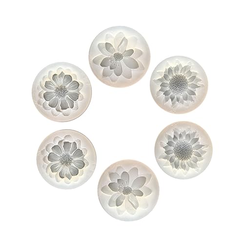 OSALADI 6Stücke Teiliges Silikonform Blütenform für Epoxidharz Hochwertige Gießform für DIY Schmuck für Bastelprojekte und Schmuckstücke OSALADI 6Stücke Teiliges Silikonform Blütenform für Epoxidharz Hochwertige Gießform für DIY Schmuck für Bastelprojekte und Schmuckstücke von OSALADI
