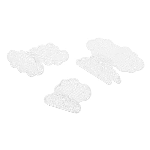 OSALADI 6Stücke Wolkenform Stickerei Applikationen DIY Kleidung Patches für Taschen Rucksäcke Einfache Anwendung für Nähprojekte und Reparaturen Handwerksnähzubehör von OSALADI