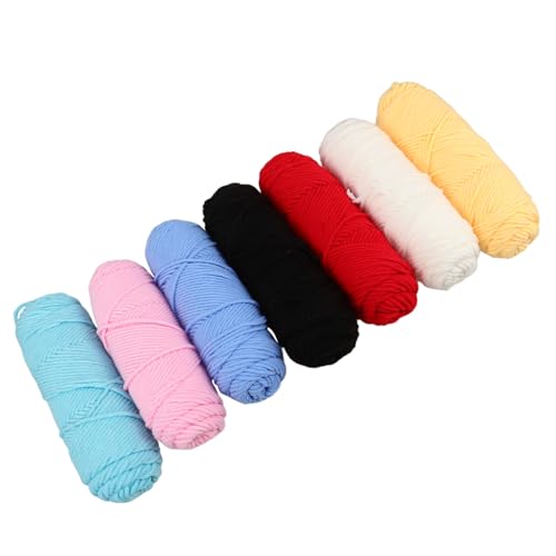 OSALADI 7 Rollen Handstrickgarn Milch Bastelgarn Zum Häkeln Babygarn Zum Häkeln Von Weichen Mützen Häkelgarn Mützenherstellungsgarn Weiches Bastelgarn Baumwollgarn Baumwollfaden OSALADI 7 Rollen Handstrickgarn Milch Bastelgarn Zum Häkeln Babygarn Zum Häkeln Von Weichen Mützen Häkelgarn Mützenherstellungsgarn Weiches Bastelgarn Baumwollgarn Baumwollfaden von OSALADI