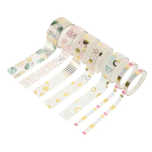 OSALADI 7 Rollen Washi Tape Geometrisches Muster Klebeband für Diy Dekoration Scrapbooking Planer Geschenkverpackung Färben ohne Rückstände OSALADI 7 Rollen Washi Tape Geometrisches Muster Klebeband für Diy Dekoration Scrapbooking Planer Geschenkverpackung Färben ohne Rückstände von OSALADI