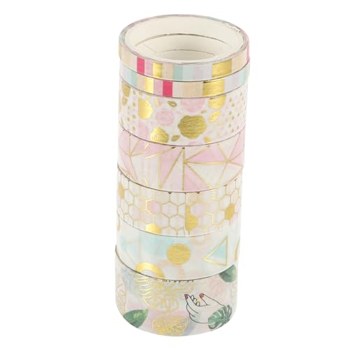 OSALADI 7 Rollen Washi Tape Geometrisches Muster pro Rolle Dekoratives Klebeband für Scrapbooking DIY Kunstprojekte Haftet Rückstandslos für und Journaling OSALADI 7 Rollen Washi Tape Geometrisches Muster pro Rolle Dekoratives Klebeband für Scrapbooking DIY Kunstprojekte Haftet Rückstandslos für und Journaling von OSALADI