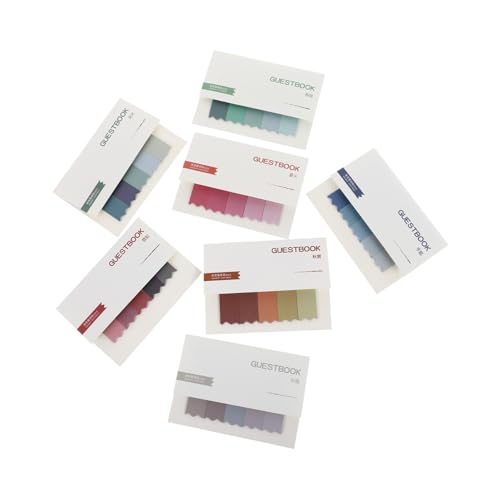OSALADI 7 Sätze Gradient Klebezettel Haftnotizen Selbstklebende Memo Pads in Vielseitigen Farben Praktische Notizzettel für Büro Schule Zuhause zum Beschriften Planen und Markieren von OSALADI