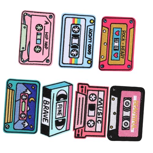 OSALADI 7 Stück Multifunktions-kleiderflicken Aufnäher Für Kleidungsapplikationen Stickerei Denim Gestickte Aufkleber Bastelpatch Für Streifen Heißschmelzkleber OSALADI 7 Stück Multifunktions-kleiderflicken Aufnäher Für Kleidungsapplikationen Stickerei Denim Gestickte Aufkleber Bastelpatch Für Streifen Heißschmelzkleber von OSALADI