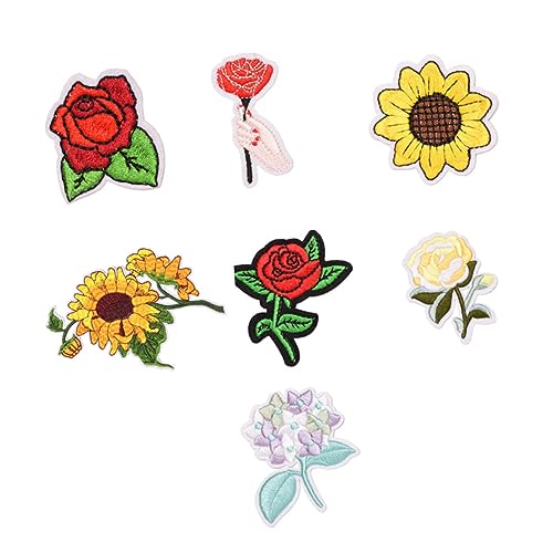 OSALADI 7 Stück Teiliges Blumenmuster Stickerset Bestickte Patches für Kleidung Bastelprojekte und Diy Verzierungen Einfach Aufzubügeln Nähen OSALADI 7 Stück Teiliges Blumenmuster Stickerset Bestickte Patches für Kleidung Bastelprojekte und Diy Verzierungen Einfach Aufzubügeln Nähen von OSALADI