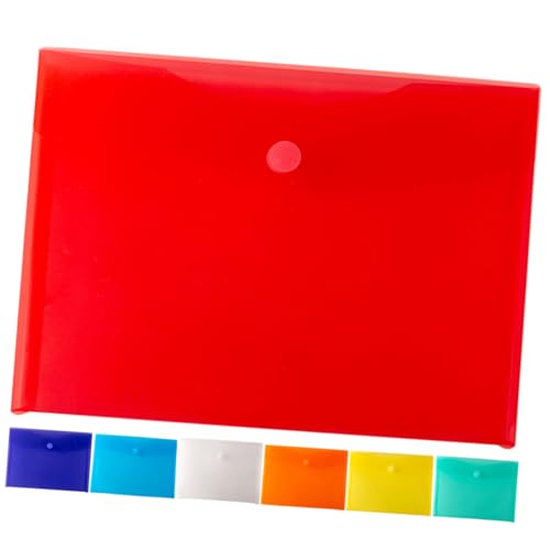 OSALADI 7 Stück Teiliges Bunte Dokumentenumschläge Wiederverwendbare Aktenordner aus Kunststoff für Dokumente Praktische Aufbewahrungstaschen für Büro und Schule OSALADI 7 Stück Teiliges Bunte Dokumentenumschläge Wiederverwendbare Aktenordner aus Kunststoff für Dokumente Praktische Aufbewahrungstaschen für Büro und Schule von OSALADI
