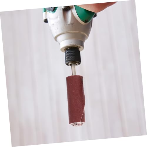 OSALADI 7 Stück Teiliges Schleiftrommel Schleifbandhülsen Zylindrische Schleifköpfe für Bohrmaschine Geeignet für Holz Metall Kunststoff Einfache Montage für Feine Schleifarbeiten von OSALADI
