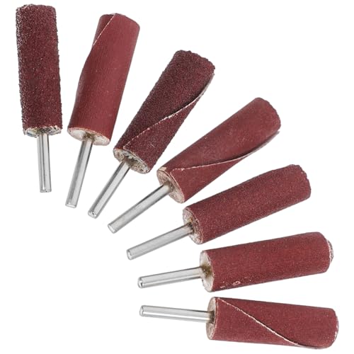 OSALADI 7 Stück Teiliges Schleiftrommel mit Schleifhülsen aus Robustem und Sandpapier Vielseitig für Holz Metall Einfache Montage und Langlebige Nutzung Geeignet für Bohrmaschine und OSALADI 7 Stück Teiliges Schleiftrommel mit Schleifhülsen aus Robustem und Sandpapier Vielseitig für Holz Metall Einfache Montage und Langlebige Nutzung Geeignet für Bohrmaschine und von OSALADI