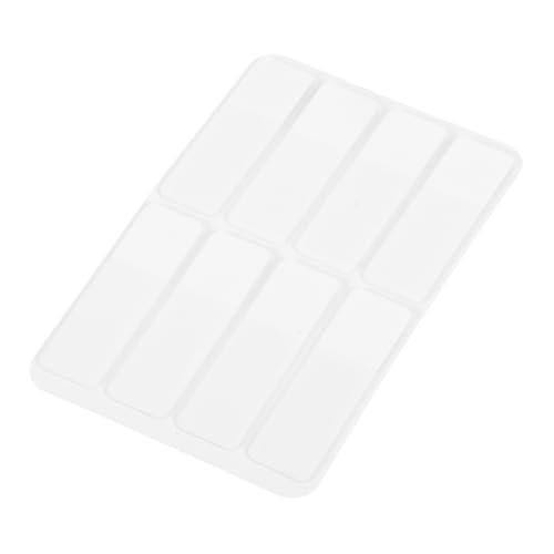 OSALADI 8 Aufkleber Index Klebestreifen Registerkarten Bücher Buchseite klein Haftnotiz Notebook-Tabs kleben leere Etiketten Andenken-Stempelkissen Bindelaschen bopp Weiß von OSALADI
