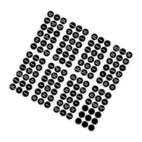 OSALADI 8 Blatt Teiliges Runde Gewürzetiketten aus PVC Selbstklebend Langlebig für Gewürzgläser Vorratsdosen und Lebensmittelbehälter zur Küchenorganisation OSALADI 8 Blatt Teiliges Runde Gewürzetiketten aus PVC Selbstklebend Langlebig für Gewürzgläser Vorratsdosen und Lebensmittelbehälter zur Küchenorganisation von OSALADI