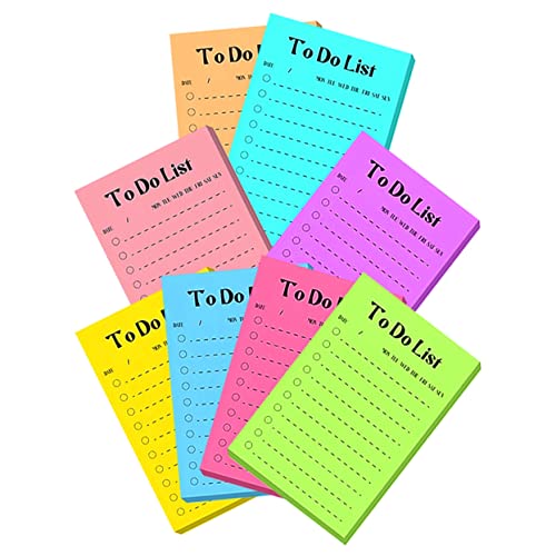OSALADI 8 Fluoreszierende Haftnotizen Tragbare Notizblöcke Schreibwaren Notizaufkleber Schulbedarf Aufkleber Beachten Büro-notizblöcke Selbstklebende Memo-aufkleber Papier OSALADI 8 Fluoreszierende Haftnotizen Tragbare Notizblöcke Schreibwaren Notizaufkleber Schulbedarf Aufkleber Beachten Büro-notizblöcke Selbstklebende Memo-aufkleber Papier von OSALADI
