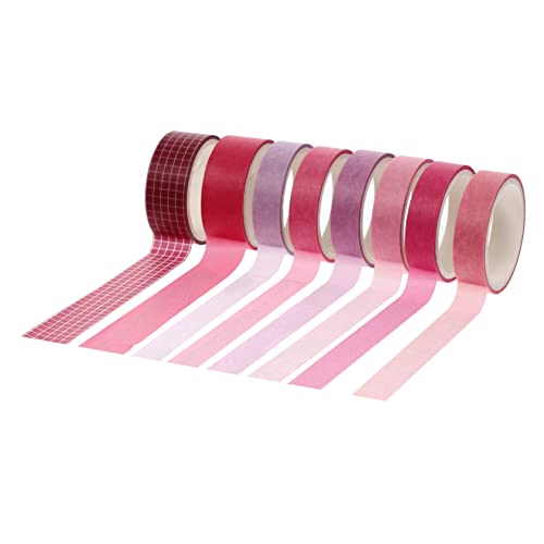 OSALADI 8 Rollen Dekoratives Washi Tape Einfache Muster Klebeband für Scrapbooking DIY und Haftendes Papierband für Notizbücher Handbücher und Alben OSALADI 8 Rollen Dekoratives Washi Tape Einfache Muster Klebeband für Scrapbooking DIY und Haftendes Papierband für Notizbücher Handbücher und Alben von OSALADI