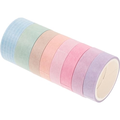OSALADI 8 Rollen Washi Tape Set Buntes Dekoratives Klebeband für DIY Scrapbooking und Bastelprojekte Vielseitig Einsetzbar und Einfach zu Verwenden OSALADI 8 Rollen Washi Tape Set Buntes Dekoratives Klebeband für DIY Scrapbooking und Bastelprojekte Vielseitig Einsetzbar und Einfach zu Verwenden von OSALADI